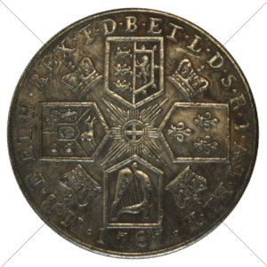 1787 UK Shilling Replica George III - Circulated Look - Space Filler Coin