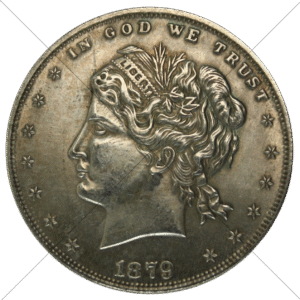 1879 USA Goloid Metric Dollar Replica - Space Filler Coin
