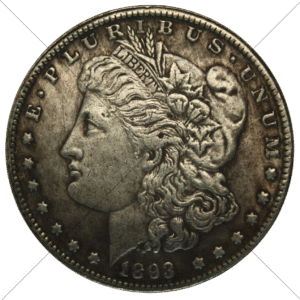 1893-CC USA Morgan Dollar Replica - Space Filler Coin