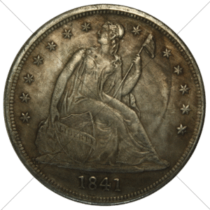 1841 USA Seated Liberty Dollar Replica - Space Filler Coin