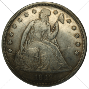 1842 USA Seated Liberty Dollar Replica - Space Filler Coin