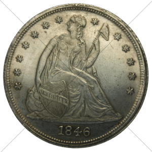 1846 USA Seated Liberty Dollar Replica - Space Filler Coin