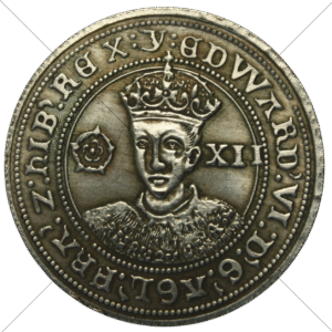 1551 UK Shilling Replica Edward VI - Circulated Look - Space Filler Coin