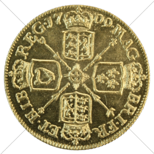 1709 UK Queen Anne "Spade" Guinea Replica - Space Filler Coin