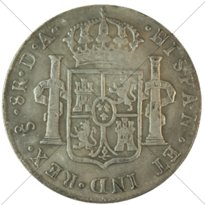 1785 Chile Pillar (Proclamation) D.A. 8 Reales Replica - Space Filler Coin