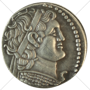 180 BC - 164 BC Ancient Greek Ptolemy I/Eagle Tetradrachm (4) Replica - Space Filler Coin