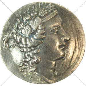 148 BC - 80 BC Ancient Greek Dionysos/Herakles Tetradrachm (4) Replica - Space Filler Coin
