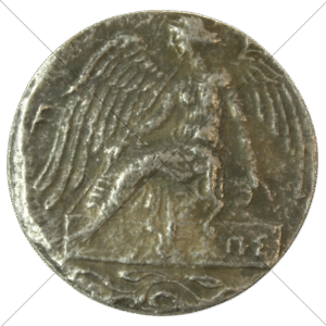 452 BC - 432 BC Ancient Greek Nike/Eagle Replica - Space Filler Coin