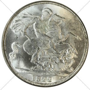 1822 UK King George IIII Crown Replica - Uncirculated Look - Space Filler Coin