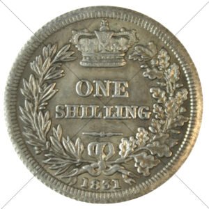 1831 UK King George IIII Shilling Replica - Circulated Look - Space Filler Coin